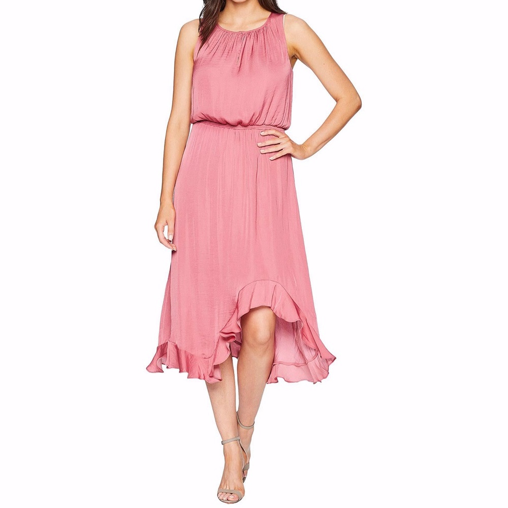 Vince Camuto Ruffle Midi Dress